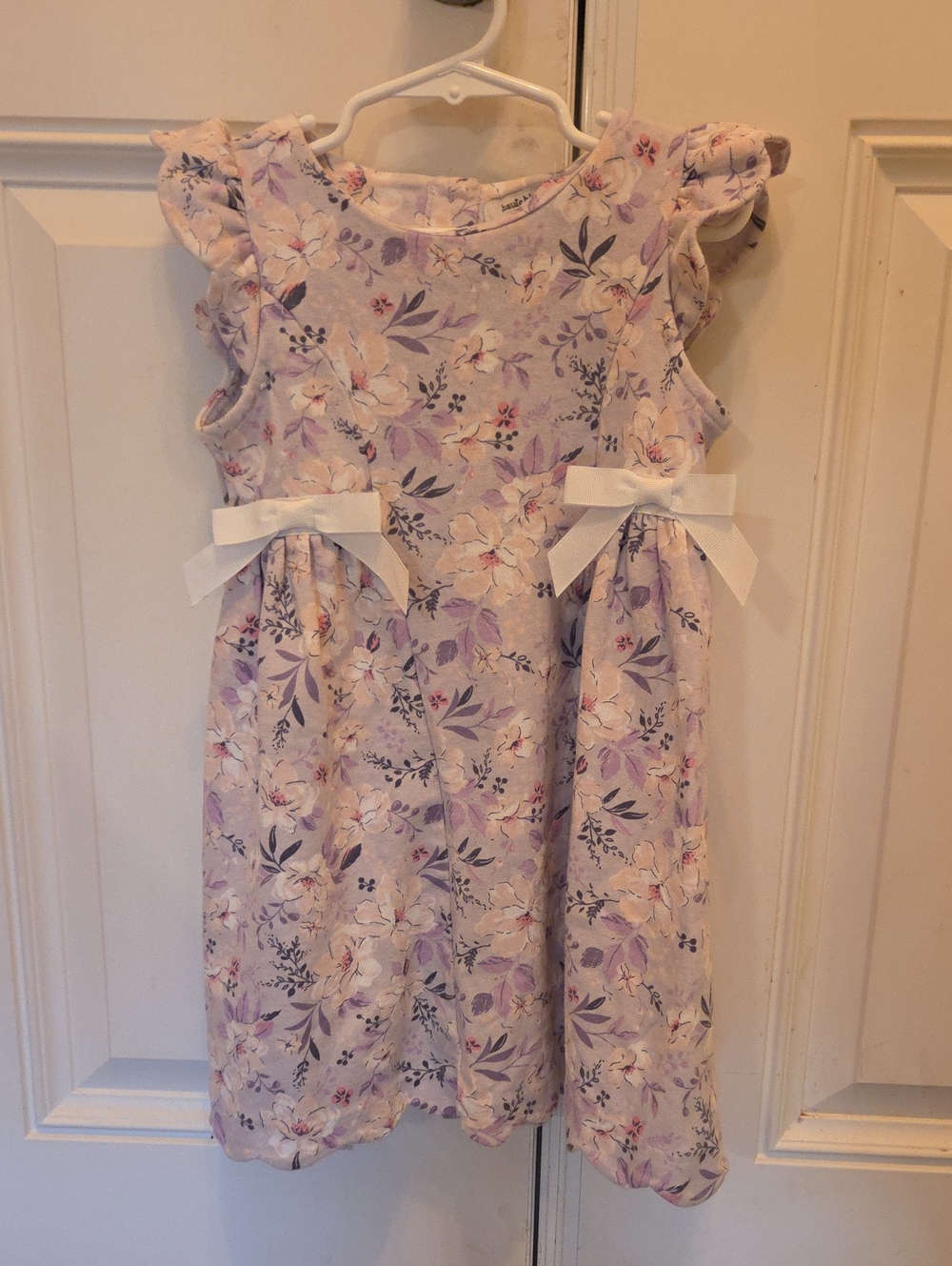 Haute Hippie Purple Scalloped Sleeve Dress Spring/Easter